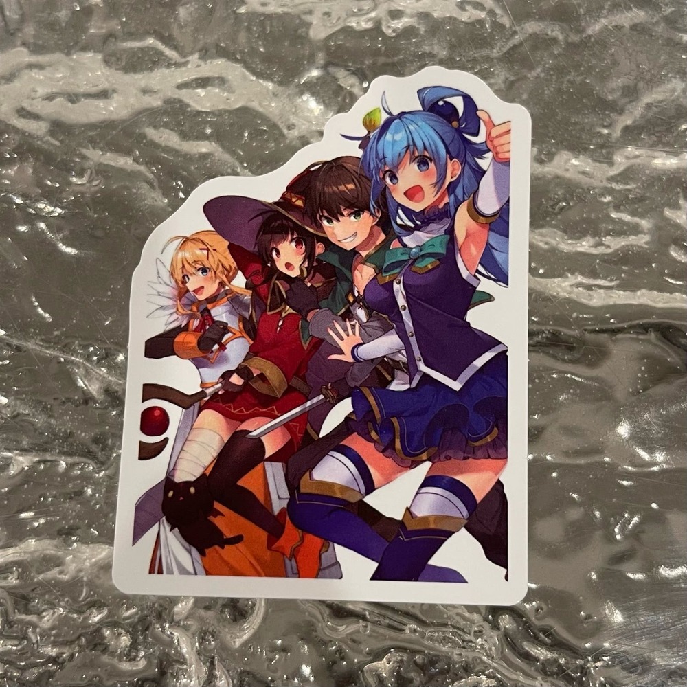 5/$10 Waterproof Vinyl Sticker-Konosuba
